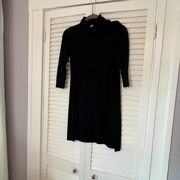 Anthropologie Puella mock neck dress XXSP black - Picture 4 of 12